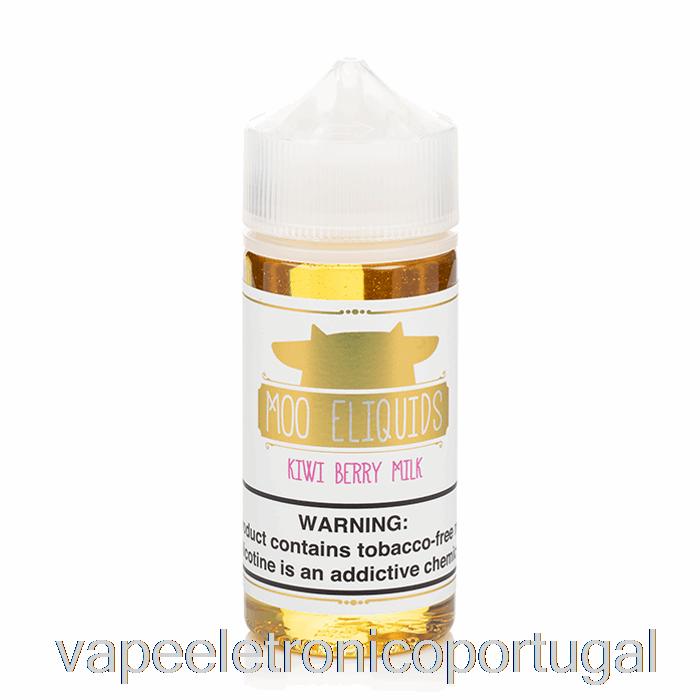 Vape Eletrônico Kiwi Berry Milk - Moo E-liquids - 100ml 6mg